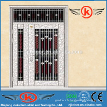 JK-SS9621 design modernisé dubai porte de sécurité en acier inoxydable de haute qualité